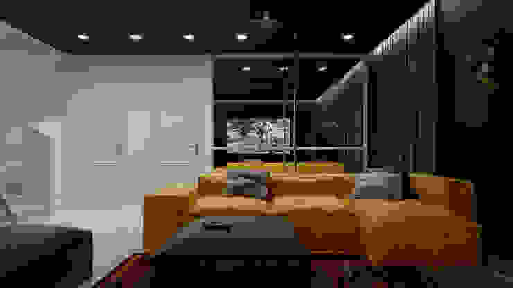 INT2architecture Minimalist media room