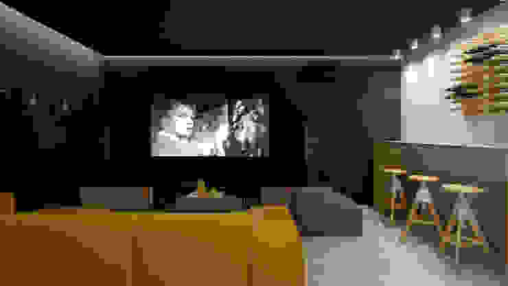 INT2architecture Minimalist media room