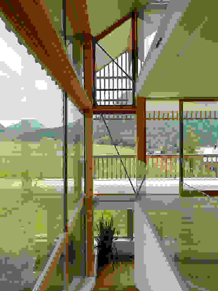 Hohensinn Architektur Modern Corridor, Hallway and Staircase