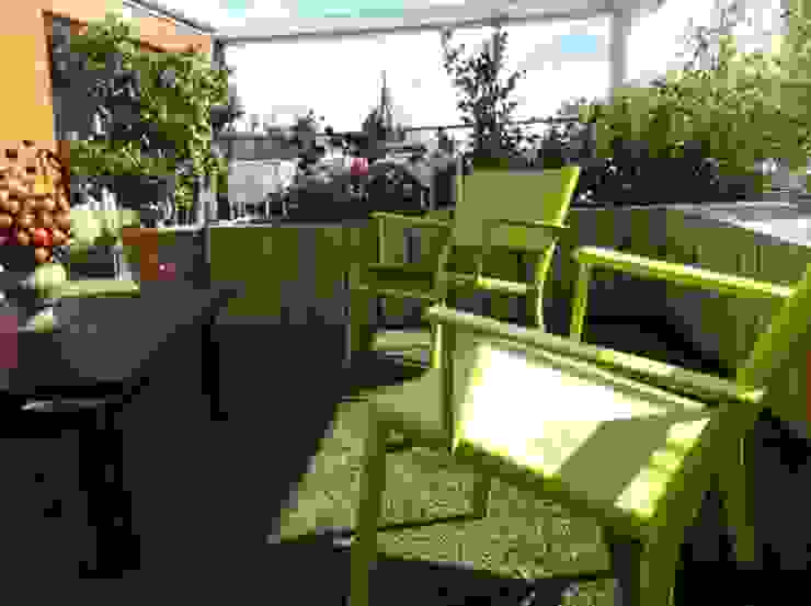 terrasse Nantes SO GREEN Balcon, Veranda & Terrasse modernes Un meuble,Plante,Table,Chaise,Pot de fleur,Mobilier de jardin,Botanique,Ombre,Bois,Design d&#39;intérieur
