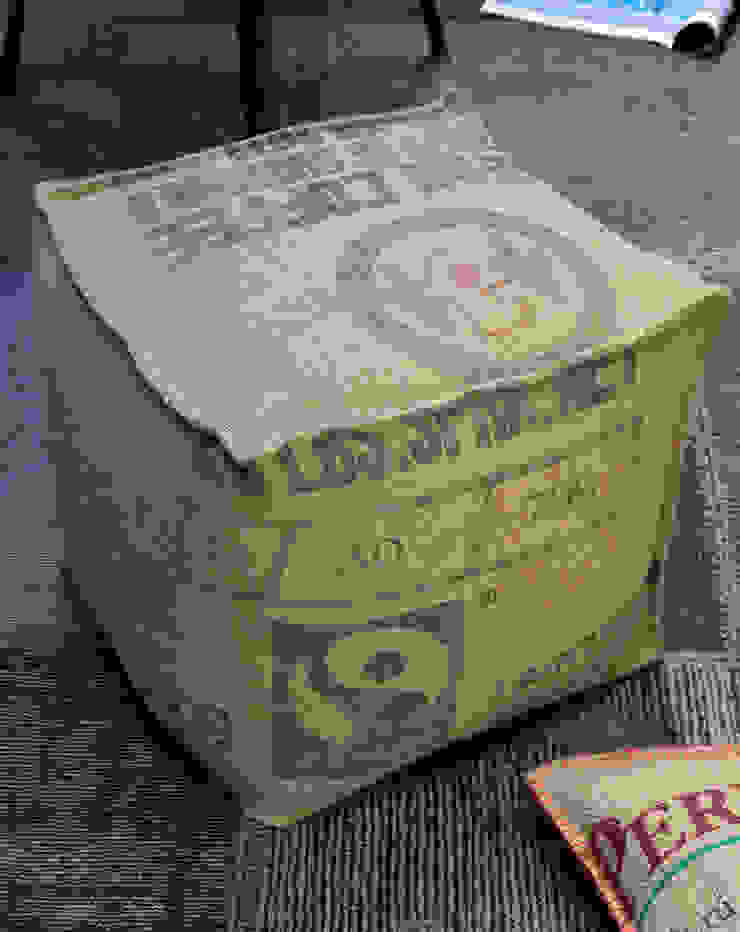 Poufs et coussins en toile de jute et coton homify