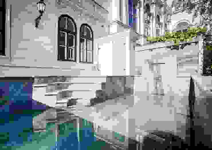 Pool aus edlem Quarzit, SCHUBERT STONE GmbH SCHUBERT STONE GmbH Ausgefallene Pools
