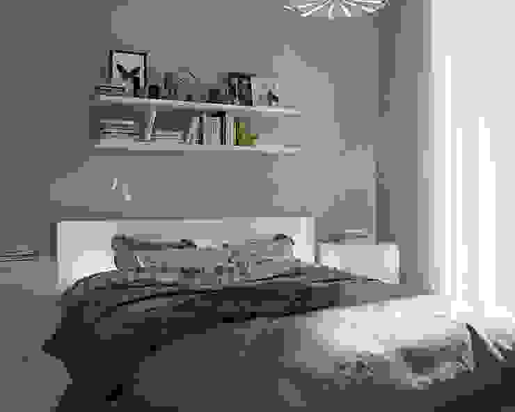 Нюансы белого, CO:interior CO:interior Спальня в скандинавском стиле