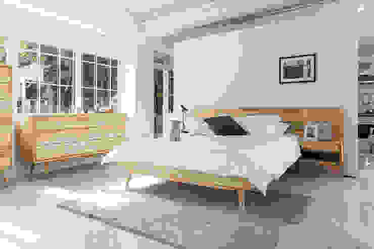 6534 라플란드 내추럴 모던 원목 침대, 시더스디자인그룹 시더스디자인그룹 Dormitorios escandinavos