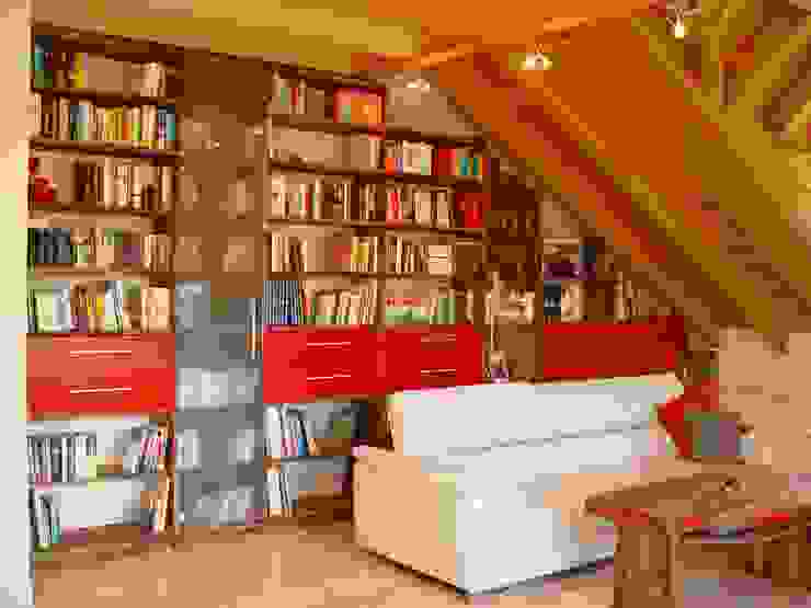 Massivholz-Bibliotheken - so individuell wie das Leben HENCHE Möbelwerkstätte Ausgefallene Arbeitszimmer