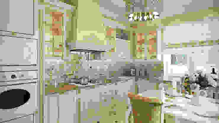 Дом, Мастерская дизайна ЭГО Мастерская дизайна ЭГО クラシックデザインの キッチン