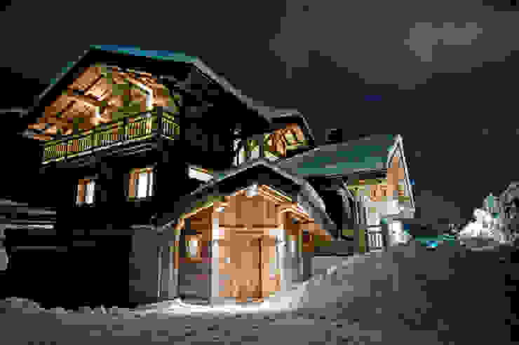 Chalet Chardon: conception, architecte d'intérieur et de liaison du client pour un nouveau chalet de ski de luxe, shep&kyles design shep&kyles design Country style houses