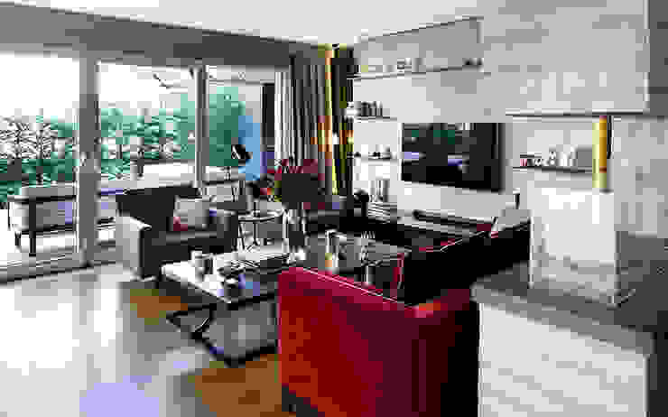 living room Esra Kazmirci Mimarlik Eclectic style living room Sofas & armchairs