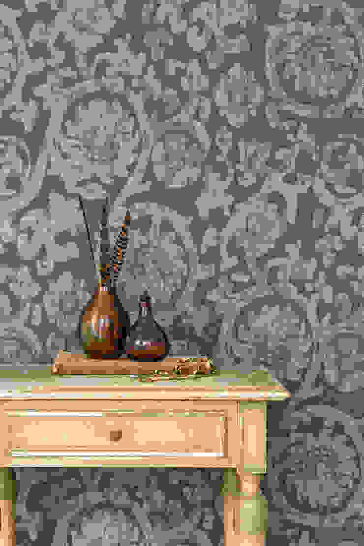 homify Rustikale Wohnzimmer Papier Braun Accessoires und Dekoration