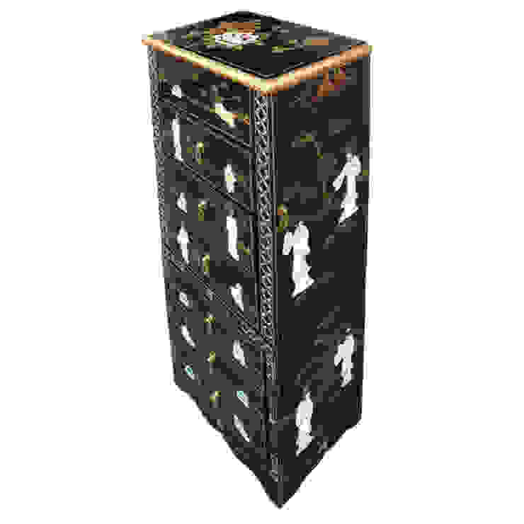 Chinese Black Lacquer Mother Of Pearl Furniture Ornately Decorated With Ladies Gold Leaf Homify