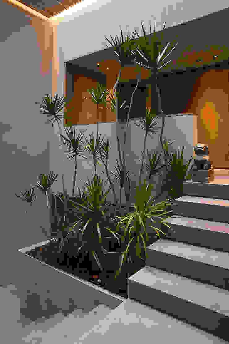 Casa Barrancas, Ezequiel Farca Ezequiel Farca Modern corridor, hallway & stairs