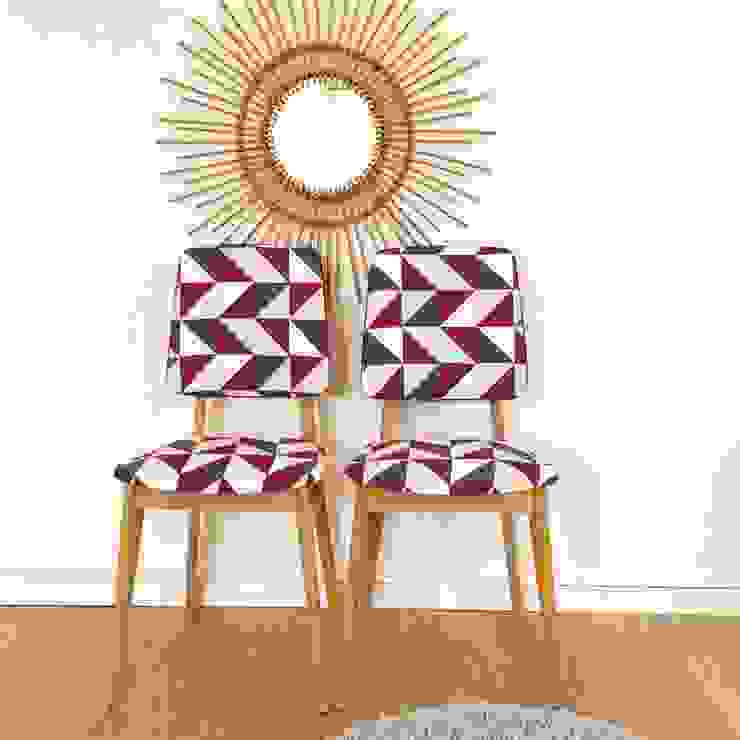 Eugénie, la paire de chaises scandinaves des 60's, Chouette Fabrique Chouette Fabrique Skandinavische Wohnzimmer Hocker und Stühle