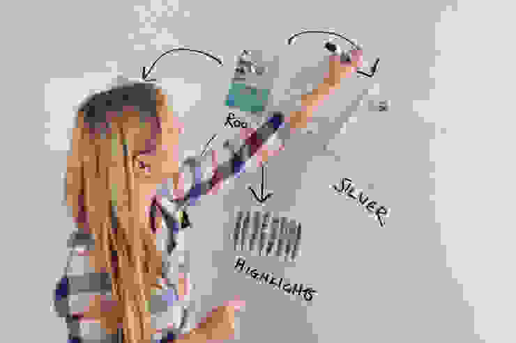 Walltalkers - magnetic โดย Tektura Wallcoverings โมเดิร์น