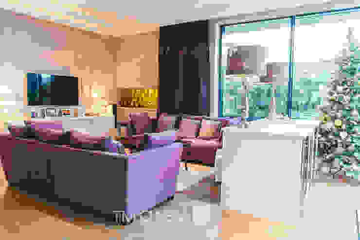 NY Style Apartment TiM Grey Interior Design Klasyczny salon