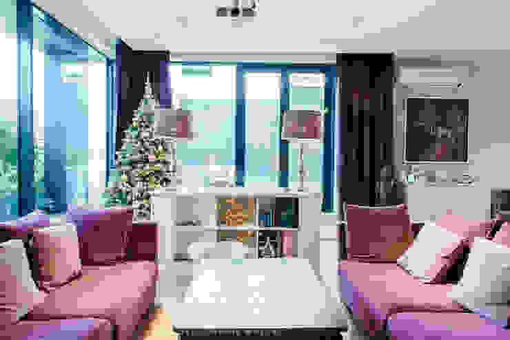 NY Style Apartment TiM Grey Interior Design Klasyczny salon