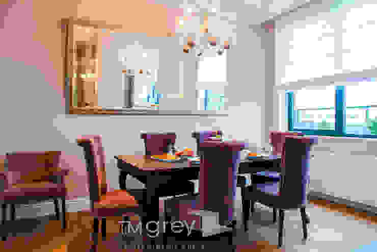 NY Style Apartment TiM Grey Interior Design Klasyczna jadalnia
