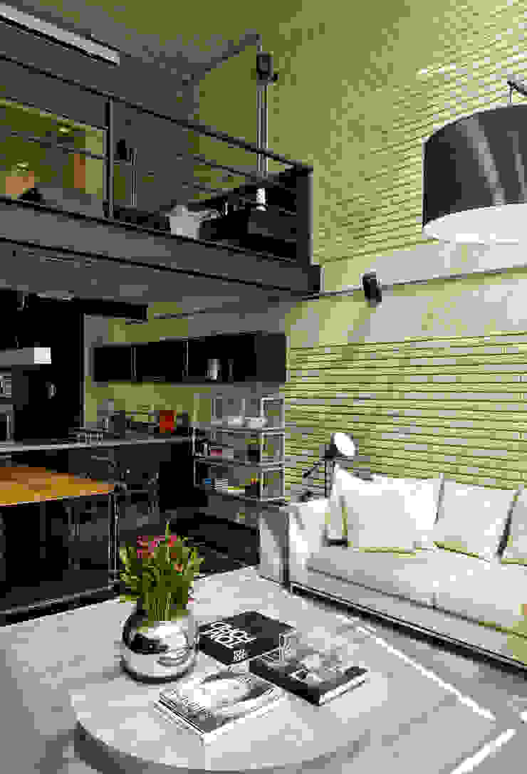 DIEGO REVOLLO ARQUITETURA S/S LTDA. غرفة المعيشة