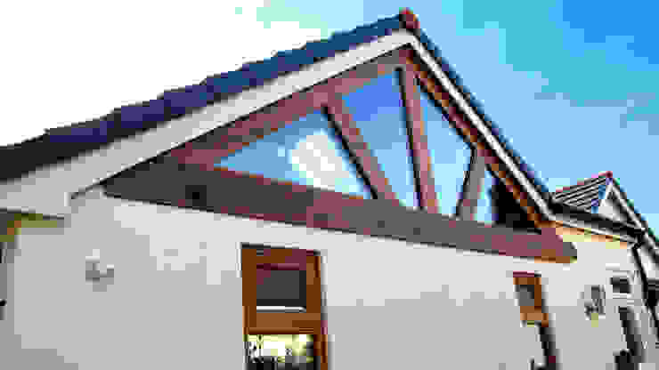 Oak Timber Frame House Extension, Gatley, Cheshire, Manchester, Grant Erskine Architects Grant Erskine Architects Klassische Fenster & Türen