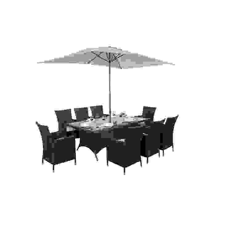 Bonsoni Rectangle Dining Set 8 Piece Includes A Large Glassed
