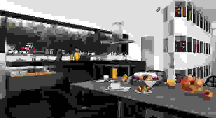 ALEXANDER ZHIDKOV ARCHITECT Minimalistische keukens