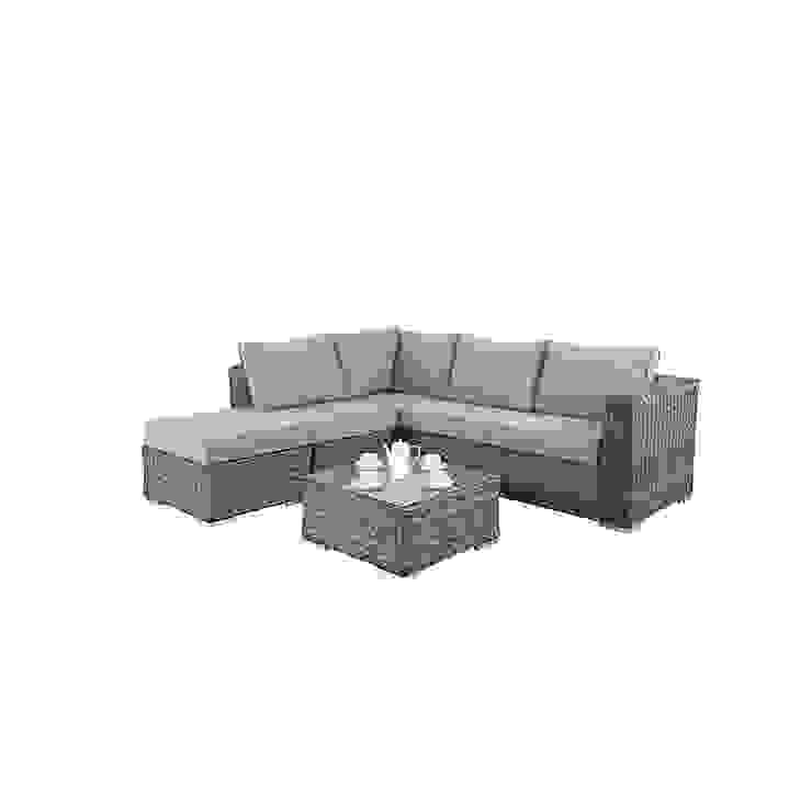 Small Garden Corner Sofa Set Baci Living Room