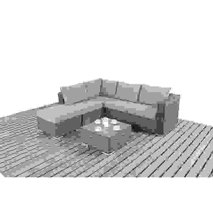 Small Garden Corner Sofa Set Baci Living Room