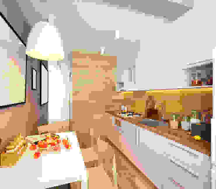 Cozinhas minimalistas por IK-architects Minimalista