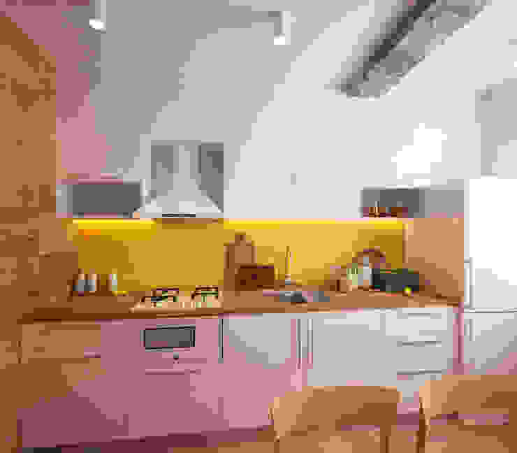 Corredores, halls e escadas minimalistas por IK-architects Minimalista