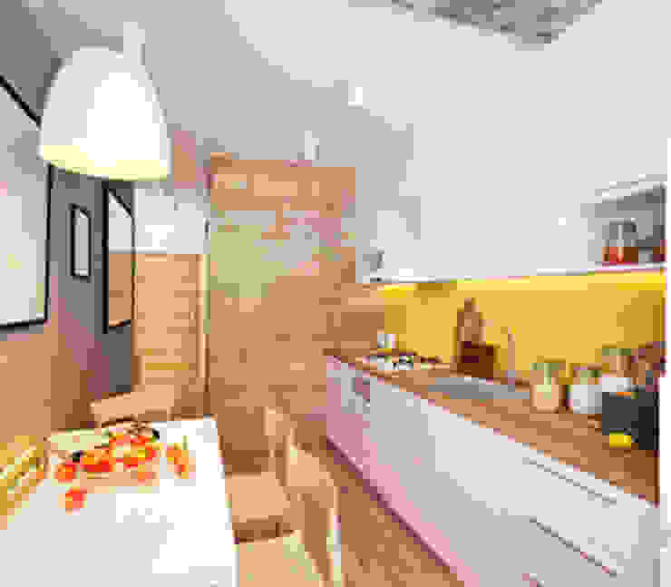 Cozinhas minimalistas por IK-architects Minimalista