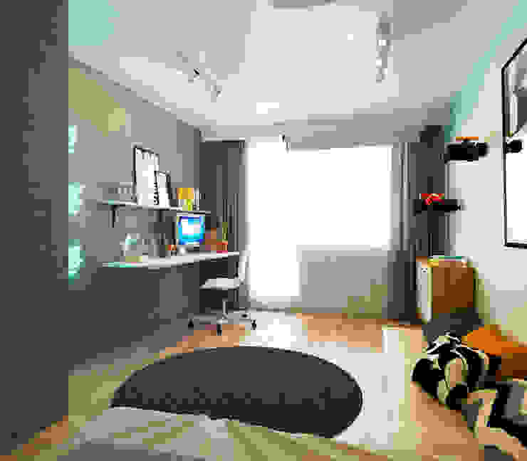 Salas de estar minimalistas por IK-architects Minimalista