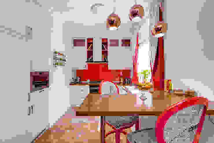 YOUSUPOVA Eclectic style kitchen
