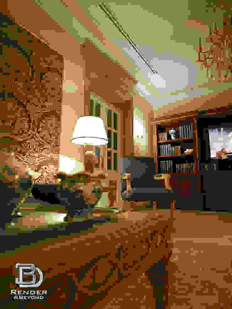 Living room, 3D Render&Beyond 3D Render&Beyond Klassische Wohnzimmer