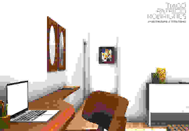 Apartamento Lumiar_Reabilitação Arquitectura + Design Interiores Quartos modernos por Tiago Patricio Rodrigues, Arquitectura e Interiores Moderno