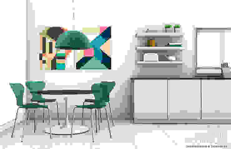 Apartamento Lumiar_Reabilitação Arquitectura + Design Interiores Cozinhas minimalistas por Tiago Patricio Rodrigues, Arquitectura e Interiores Minimalista