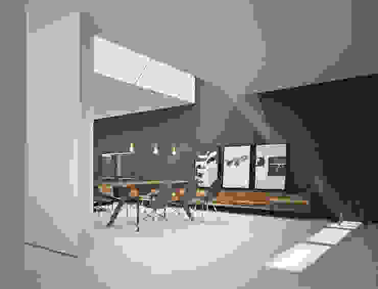c-house/564int psh Столовая комната в стиле минимализм