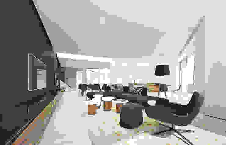 c-house/564int psh Гостиная в стиле минимализм
