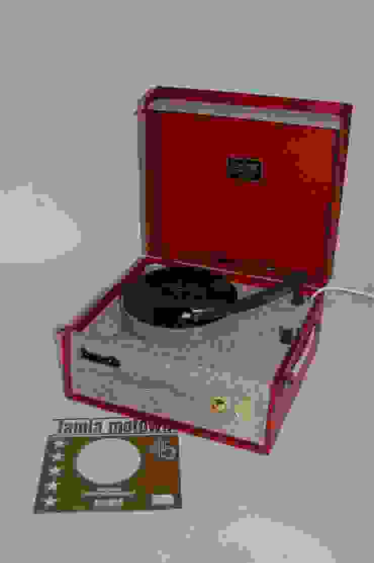 Vintage 1960s Portable Red Dansette Popular Record Player Retro Bazaar Ltd Minimalist media room