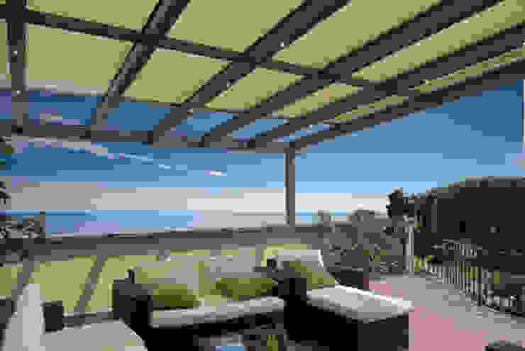 Glasdachsystem Terrado KLAIBER Sonnen- und Wetterschutztechnik GmbH Moderner Balkon, Veranda & Terrasse