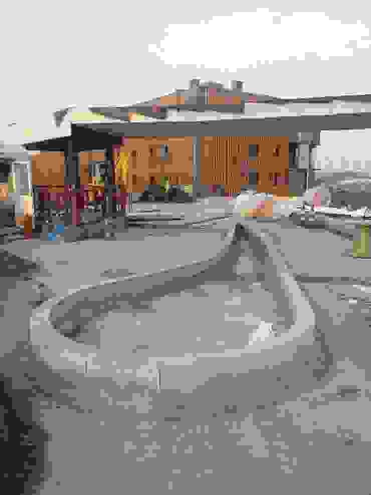 BAZALT KÜPTAŞ Moderner Garten