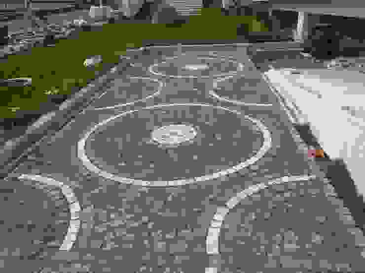 BAZALT KÜPTAŞ Moderner Garten