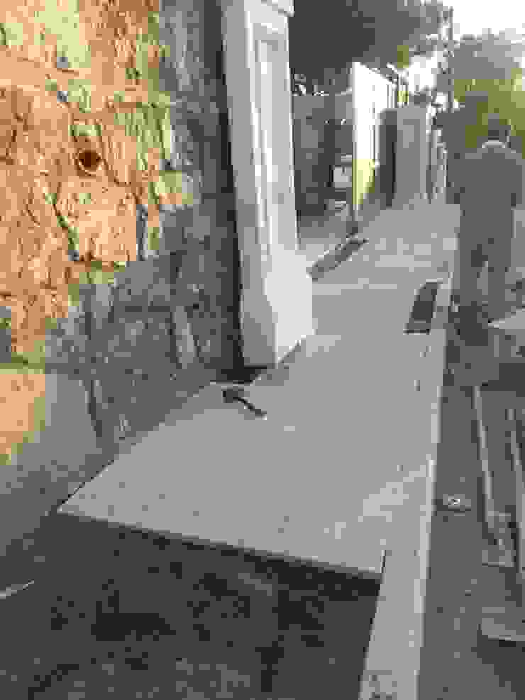BAZALT KÜPTAŞ Moderner Garten
