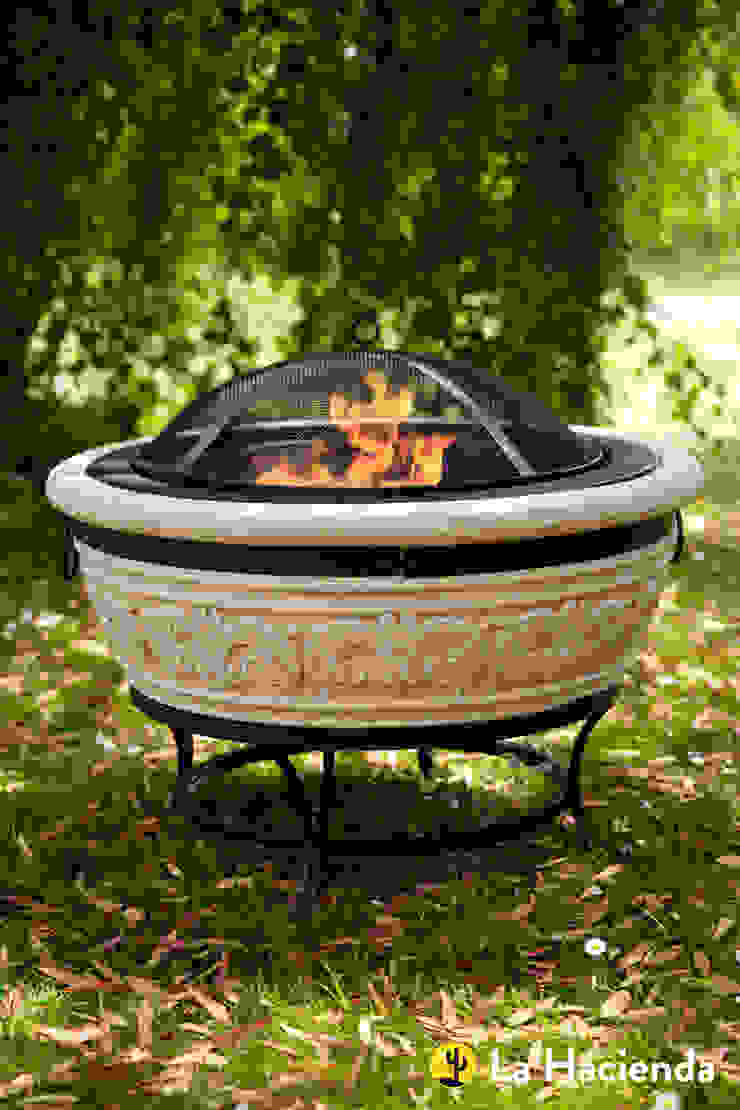 Carved Scroll large La Hacienda GartenFeuerplätze und Grill