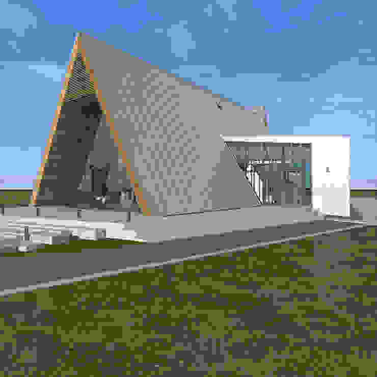 Треугольный Дом из концептуальной серии "Чеснок", CHM architect CHM architect Minimalist houses