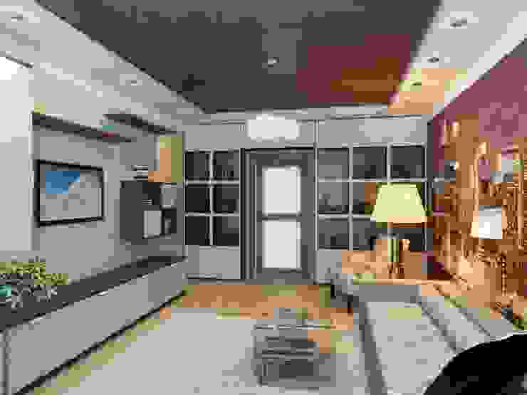 Квартира для молодой пары., Студия дизайна Elena-art Студия дизайна Elena-art Modern living room