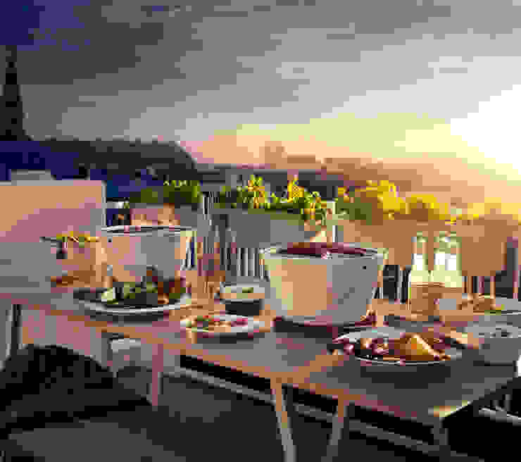 Na Grilla z designem od Fabryka Form, Fabryka Form Fabryka Form Jardins modernos Barbecues e grelhadores
