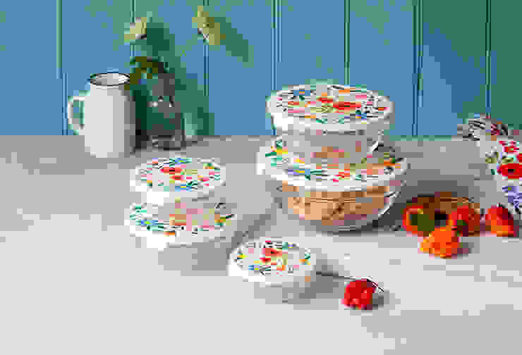 dotcomgiftshop BLUE CERAMIC FLAMENCO BOWL
