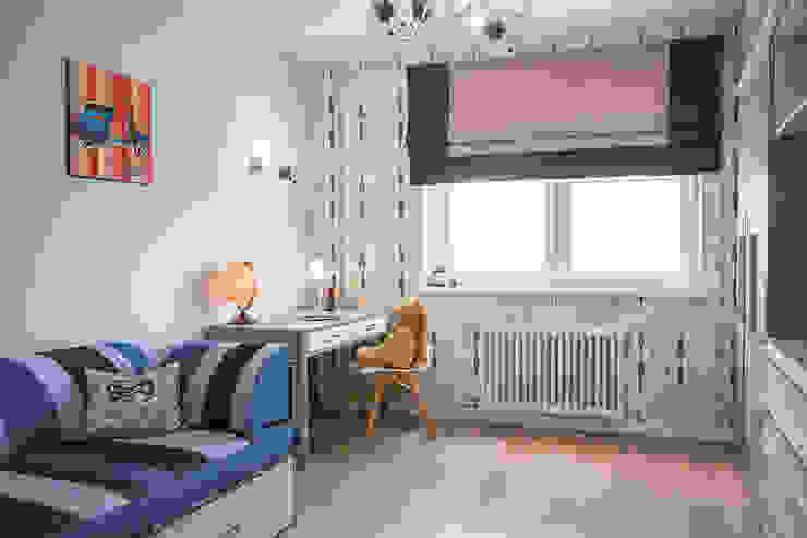 Квартира в Москве 100м2 (дизайнер Мария Соловьёва-Сосновик), Фотограф Анна Киселева Фотограф Анна Киселева Детская комнатa в скандинавском стиле