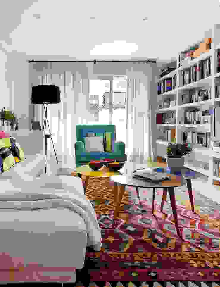 ESTUDIO Y DISEÑO APARTAMENTO. C/VERACRUZ. MADRID. 2010, Bescos-Nicoletti Arquitectos Bescos-Nicoletti Arquitectos Salones de estilo ecléctico