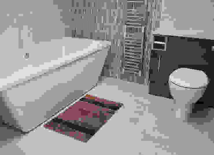 Coral Grey Mosaic Bathroom Feature Target Tiles Modern Bathroom
