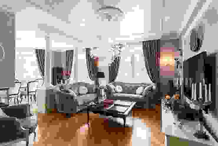Дом в г.Калининграде, AGRAFFE design AGRAFFE design Living room